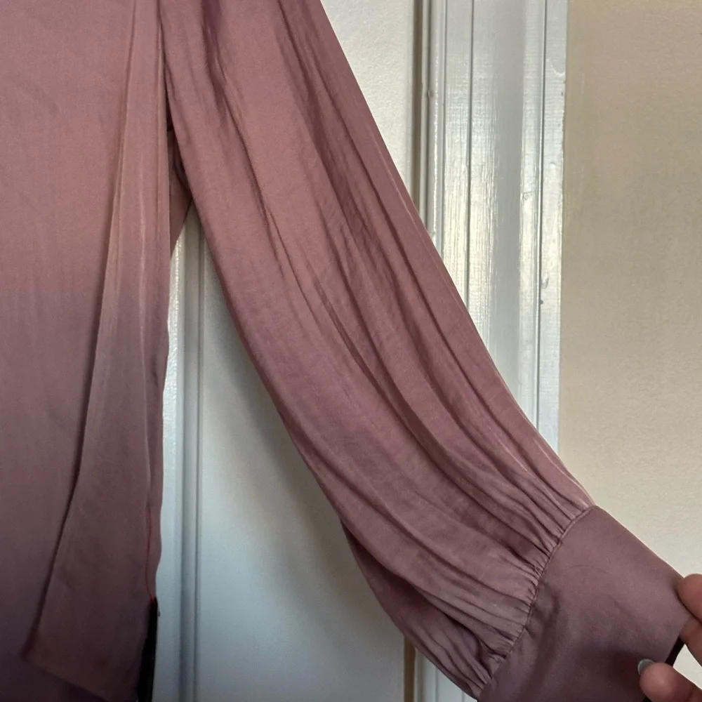 L Naked Zebra silk blouse - Picture 3 of 4